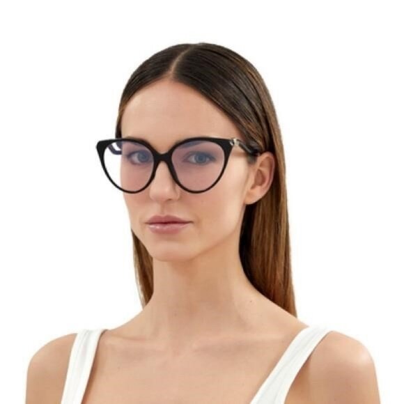 New - Gucci Pink Cat Eye Ladies Sunglasses GG1011S 005 57 Made in Italy main image 9
